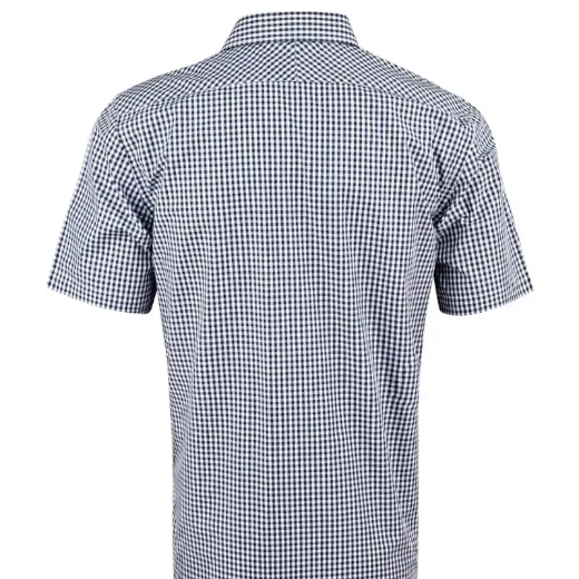 Picture of Winning Spirit, Mens Gingham Check S/S Shirt